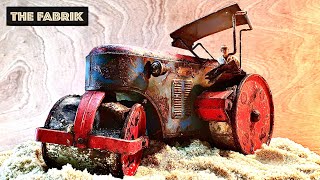 1950&#39;s Joustra Road Roller abandoned toy - Restoration