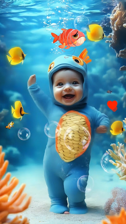 Baby Laughing and Dancing to Baby Shark