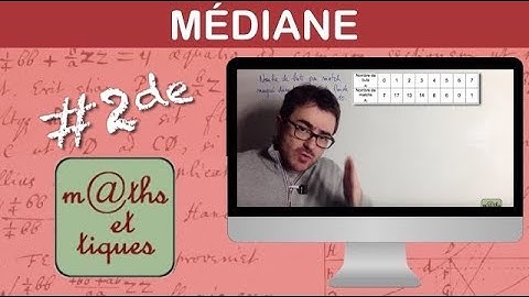 Déterminer une MÉDIANE dans une liste  (2) - Seconde