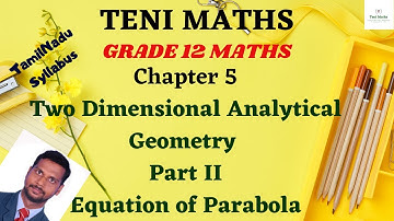 Grade 12 :Maths : Chapter 5: Two Dimensional Analytical Geometry Part II: Basic Concept Part III