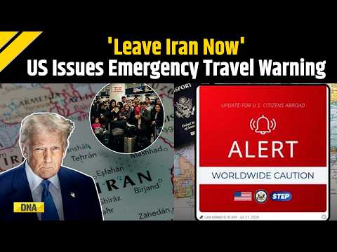 US Iran War: US Issues Iran Travel Warning, Urges Citizens To Leave Country Amid Rising Tensions