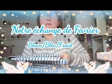 💙 Notre échange février : blanc Bleu Froid ❄️