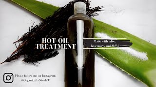 Grow your hair fast with MSM hot oil treatment