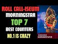 Top 7 Morningstar Counters Roll Call Iseum Marvel 