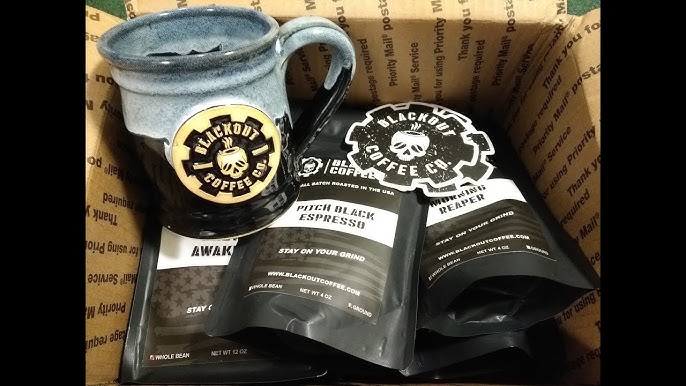 Blackout Coffee Brewtal Awakening Dark Coffee Taste Test and review! 