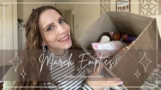 MARCH EMPTIES! | I finished 5 FRAGRANCE MISTS!