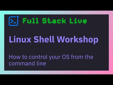 Linux Shell Workshop, part 1