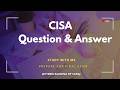 CISA Que 14 to 20 #cisa #question #examdumps #test #CERTIFIED INFORMATION SECURITY AUDITOR