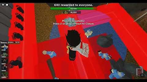 NEW SNOWBALLER TOWER IS OVERPOWERD | Roblox Tower Battles