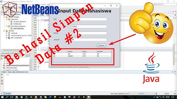Cara membuat tombol simpan di java Netbeans ke Database #2 [simpan ke dalam tabel dan database]