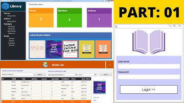 Java Library Management System Project In Netbeans With MySQL - [Part 01]