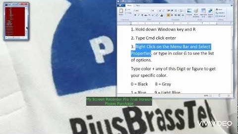 How to Change Comand Prompt Font Size, Style and Color