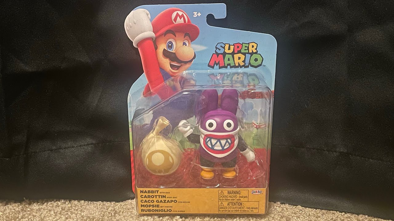 Super Mario Nabbit 4” Inch Figure Unboxing! - YouTube