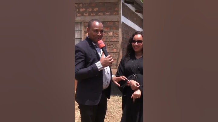 Muthee Kiengei introduces his wife