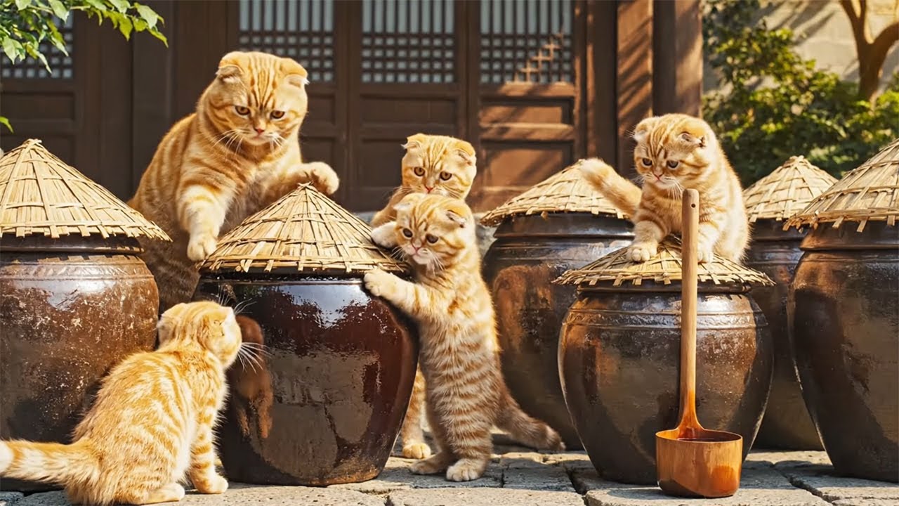 Ginger Kitten’s Zucchini Harvest, Onion Adventures & Flower Scented Village Moments 🐾🍊🌼