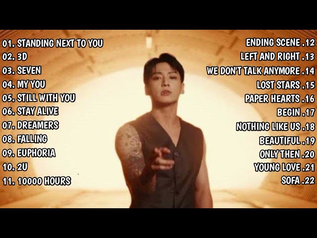 정국 (Jung Kook) - Standing Next to You - Jung Kook Playlist 2023 Updated - Solo and cover class=