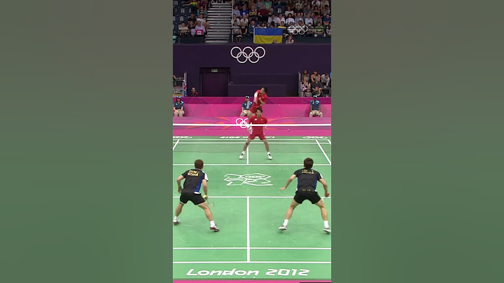 Shot so powerful he broke his badminton racquet 🤓#Olympics #Badminton #sport #athlete