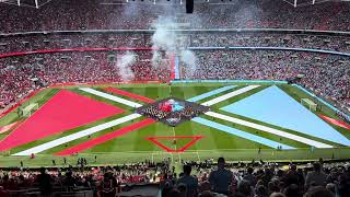Man City v Man Utd 2024 FA Cup Final Opening Ceremony 🩵❤️