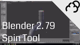 Blender Beginner Tutorial - Spin Tool