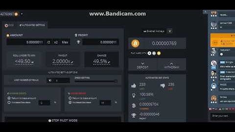 BITSLER 2.5 BTC Hack - Bitcoin Autobet Strategy - LOW RISK & HIGH ...2017