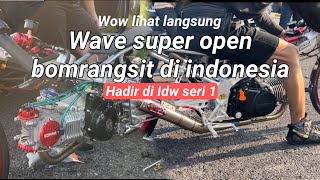 Keren 🔥 Lihat Langsung Wave Super Open bomrangsit - milik 73 Racing