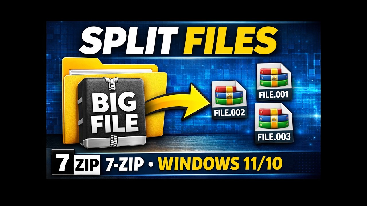 How to Split Large Files Using 7-Zip in Windows 11 or 10 ...