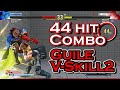 What!! Guile`s V-skill2 44 hit combo【SFV CE Hype 2】