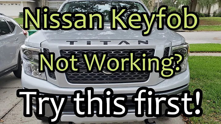 Nissan keyfob not working