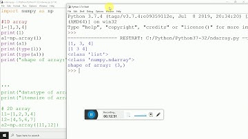 numpy array part1 by Monika, PGT(CS)