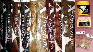 Mini Hair Haul | Different Colours of Xpression Ultra Braid Hair & Hair Accessories