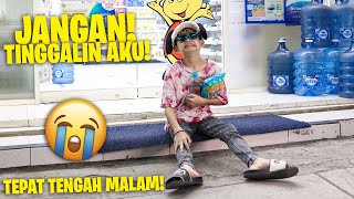 PRANK TINGGALIN BOCIL TEPAT TENGAH MALAM DI INDOMARET!!! DIA KETAKUTAN KOCAR KACIR SAMPAI NGOMPOL!!!