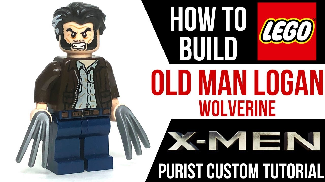 HOW TO Build LEGO OLD MAN LOGAN (Wolverine)