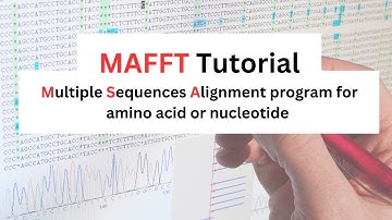 MAFFT for Multiple Sequence Alignment | installation and run | hindi | ubuntu tutorial |