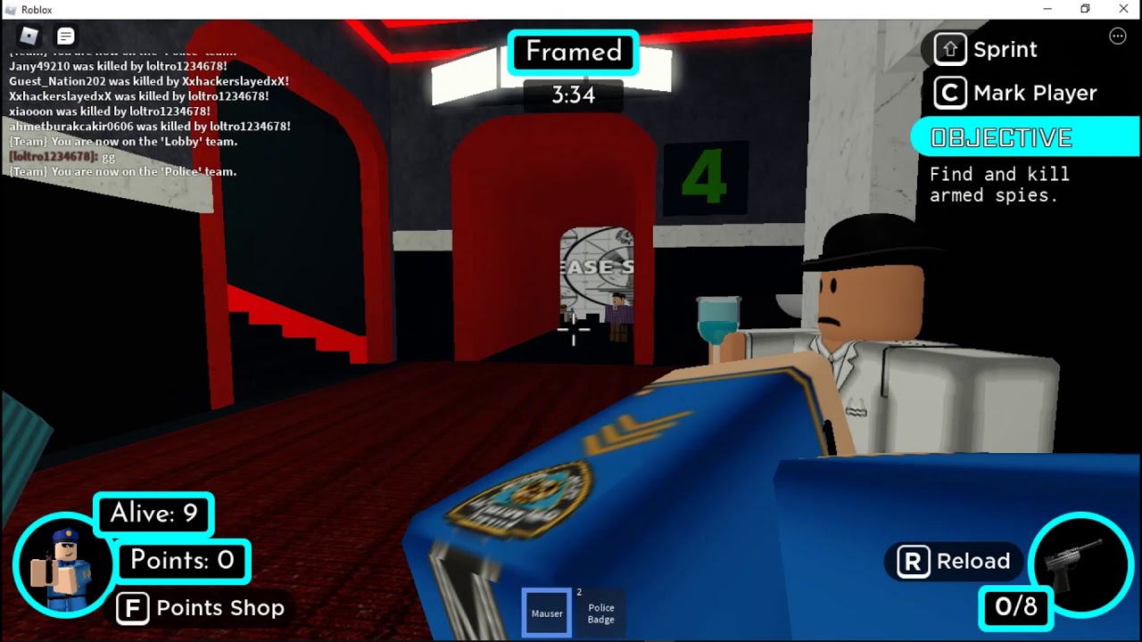 Roblox Framed Updated Youtube - roblox framed how to get points