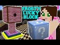 Minecraft: FROSTY LUCKY BLOCK (EPIC CHRISTMAS LUCKY BLOCK!) Mod Showcase