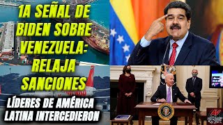 Biden sorprende y relaja sanciones a Venezuela. Es su 1a señal. Líderes latinos intercedieron.