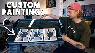 How to Make EASY CUSTOM Paintings to SELL!