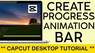 How to Create Progress Bar Animation on Capcut EASILY | FULL TUTORIAL 2024