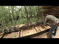 milling 4x6&#39;s from a pine log