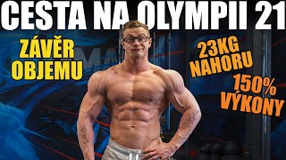 ALEŠOVA CESTA NA OLYMPII 21 - Velký závěr objemu a porovnání s týdnem 1