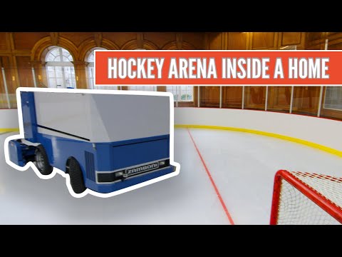 CHECK OUT THIS HOME HOCKEY ARENA!