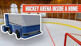 CHECK OUT THIS HOME HOCKEY ARENA!