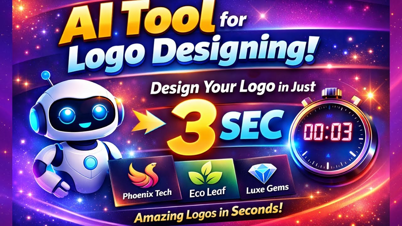 AI Tool for Logo Designing in just 3 Sec | AI Course | Beginners to Advance Course |