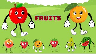 5 Fruits Name for Kindergarten | Fruits Pictures | Name of Fruits in English | #fruit #fruits