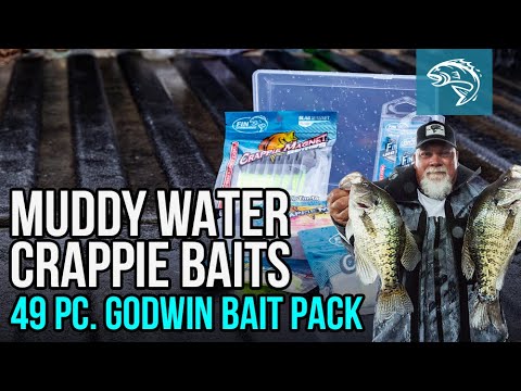 BEST Crappie Baits for Muddy Water  Fin Commander Godwin Bait Pack 