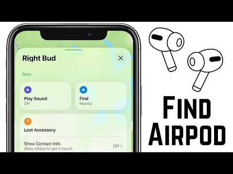 How To Find One Lost AirPod | Outside Of Case