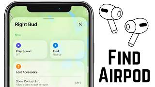 How To Find One Lost AirPod | Outside Of Case