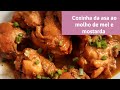 Coxinha da asa ao molho de laranja mostarda e mel