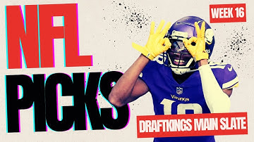 Best Week 16 NFL DFS Picks | DraftKings MUST PLAYS, Top Values & Studs
