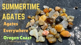 Summertime Agate Hunting(Agates Everywhere) Oregon Coast